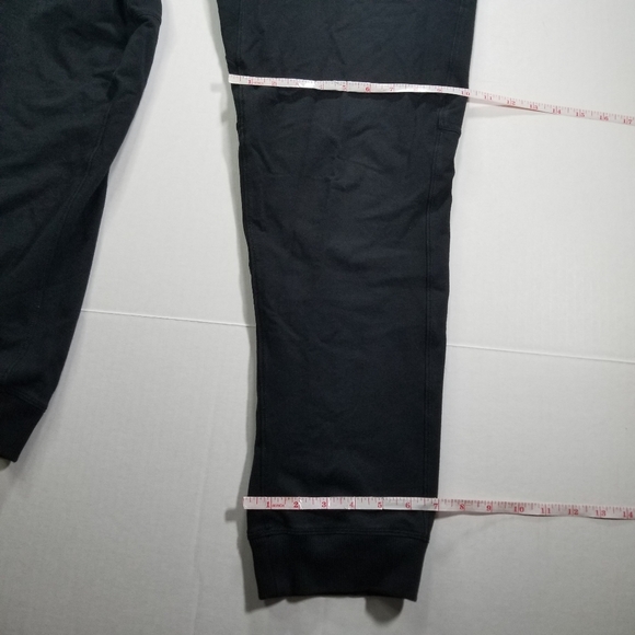 Lululemon Cross Cut Jogger Pants Men Large Black Drawstring Sweatpants - Picture 6 of 10